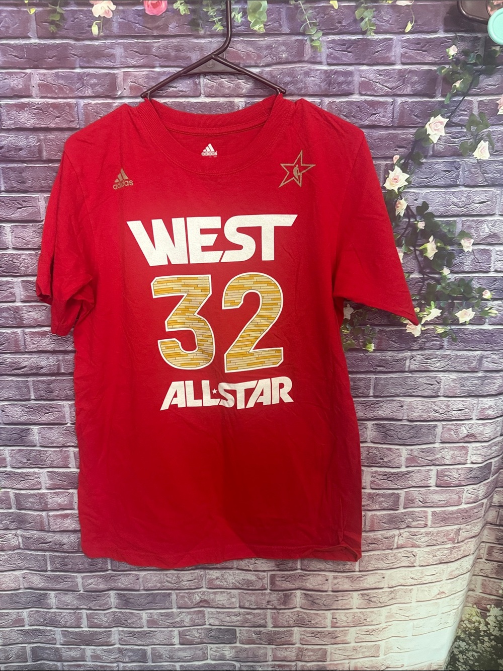 Adidas Blake Griffin LA Clippers adult WEST 32 All-Star tshirt NBA basketball M